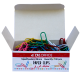 Agrafe de birou, colorate in PVC, 28 mm, DL Office, 100 buc